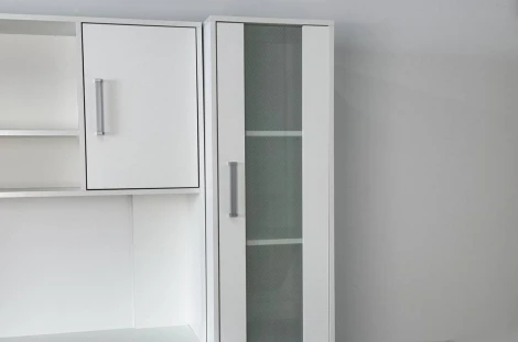 Лайт-2 Стеллаж Mebelson (ЛДСП/Белый) арт.SL-01.1477