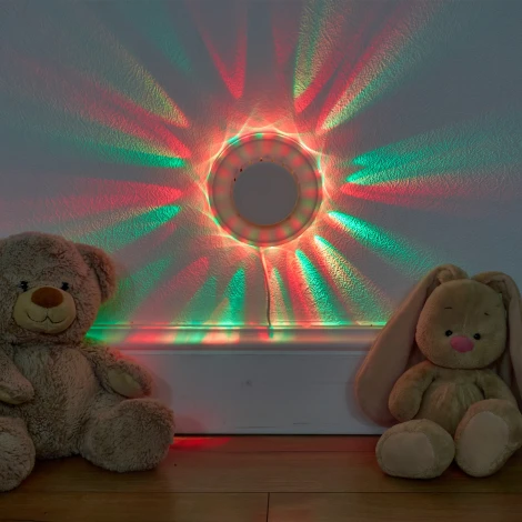 Светодиодный светильник-проектор напольный, многоцветный, горизонтальная проекция, кабель с вилкой, 220В Volpe ULI-Q304 Светодиодный светильник-проектор ULI-Q304 2,5W/RGB WHITE