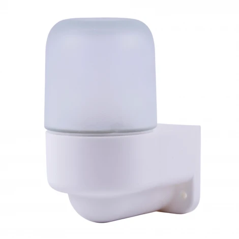 Светильник настенный влагозащищенный под лампу Е27 угловой для бань и саун Uniel UWL-K03R 60W/E27 IP65 WHITE