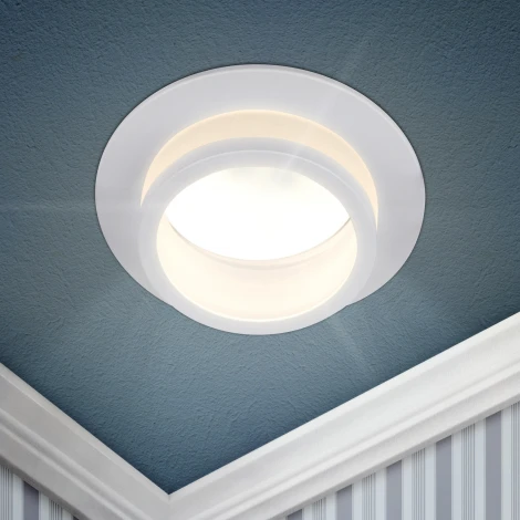 Встраиваемый точечный светильник ЭРА KL89 WH (12V, круглые)