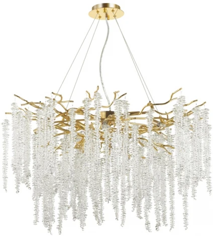 Подвесная люстра большая Banche 5005/14 (220V, подвески, на тросе, ветки)
