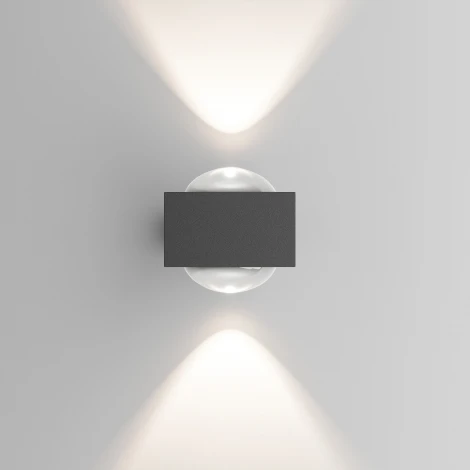 Уличный настенный светильник со светодиодами IP54 Elektrostandard Lenses 35191/W (a070452) (220V)