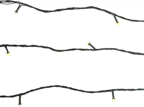 Светодиодная гирлянда на бобине линейная 50м + 3м 2700К, c питанием от сети, зеленый шнур Feron CL98 51436