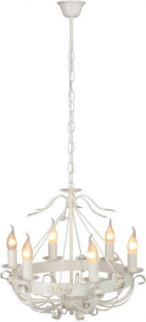 Подвесная люстра V1161-0/6 Vitaluce (220V, на цепи, свеча)