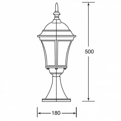 Наземный фонарь Oasis Light 91304S Bl (220V, IP44)