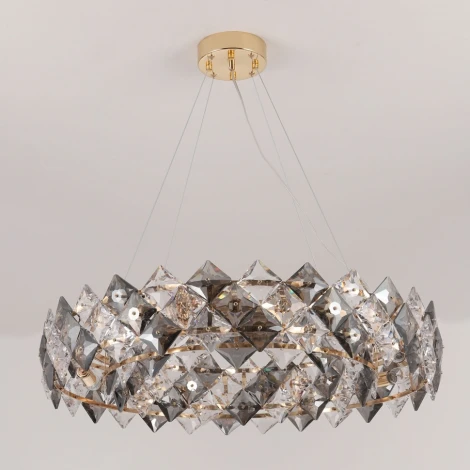 Подвесная люстра Lussole Duval LSP-8856 (220V, на тросе, круглые)