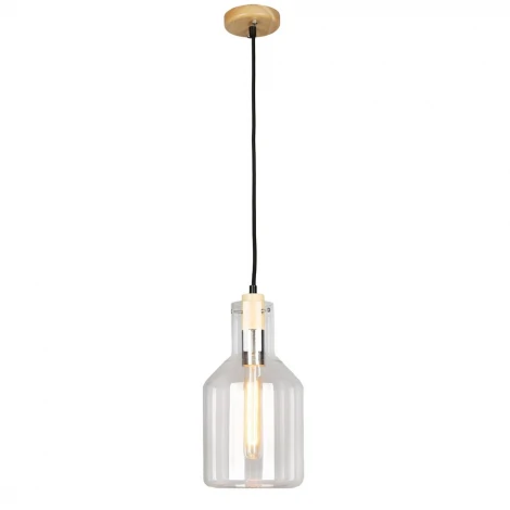 Подвесной светильник Omnilux OML-910 OML-91006-01 (220V, бук, на проводе, круглые)