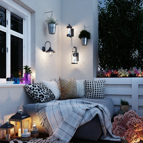 Настенный фонарь уличный Odeon Light Kalpi 4836/1W