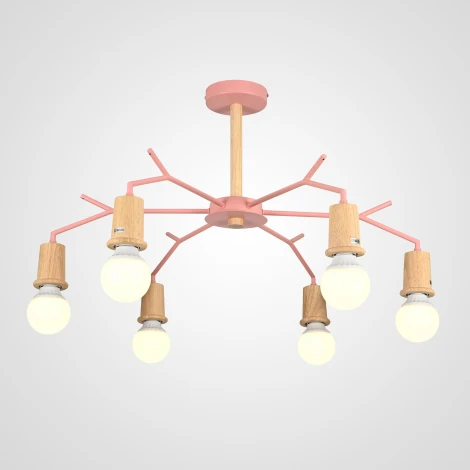 Потолочная люстра на штанге Les Color D80 Pink Imperiumloft ﻿Lesc_01 (220512-23)