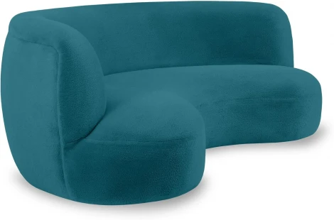 Диван Patti 2400 ОГОГО (арт.853243), (Мех/Бирюзовый)