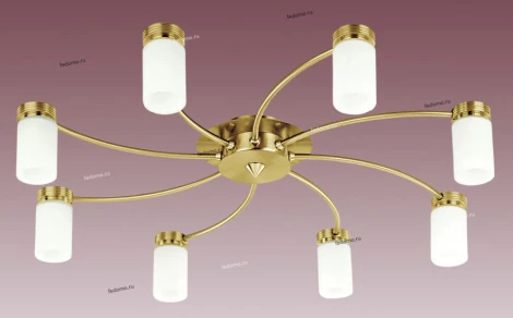 Потолочная люстра N-Light C1395 C1395BM.OM.8.SPL satin brass
