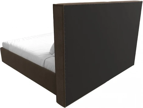 Кровать интерьерная Аура 200 (Коричневый/Рогожка) Лига Диванов арт.120570