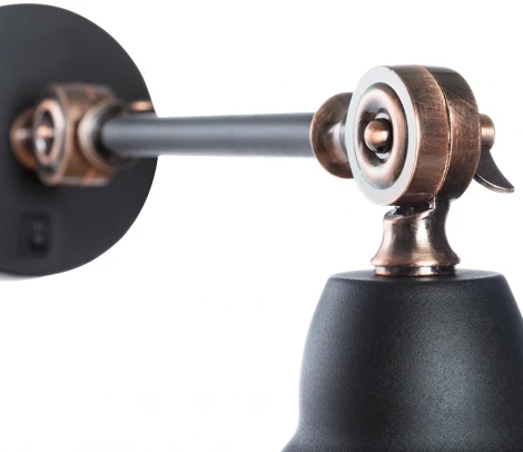 Бра на гибкой ножке Arte Lamp Braccio A2054AP-1BK (220V, выключатель)