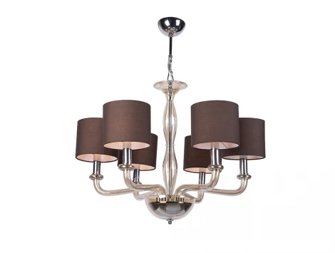 Подвесная люстра Newport 6110 6116/C cognac