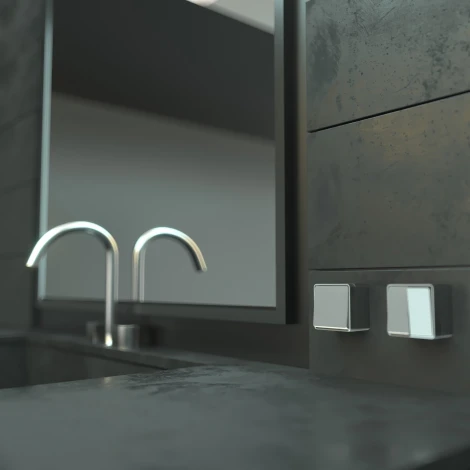 Выключатель одноклавишный Gallant (серебряный) Werkel W5010006 (a052765)