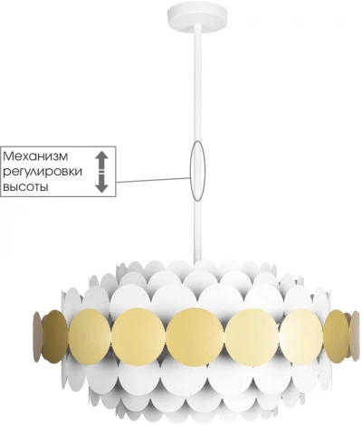 Потолочная люстра на штанге Loft It Juicy 10310/S Gold