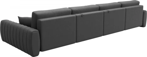 Диван П-образный Лига-057 НПБ Лонг Лига Диванов (Замша) арт.129343