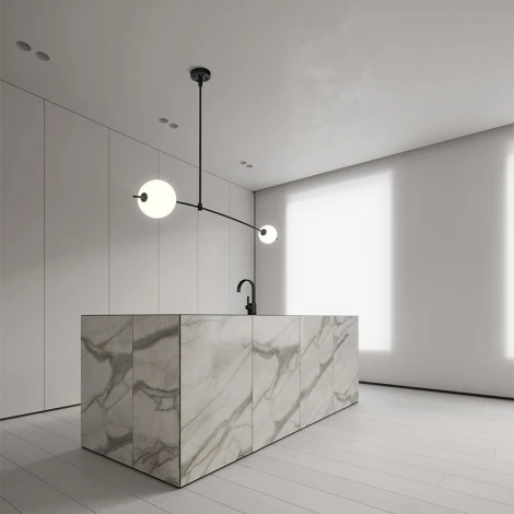 Люстра на штанге Freer S ImperiumLoft Freer01 (140715-26) (LED, 220V, шарики)