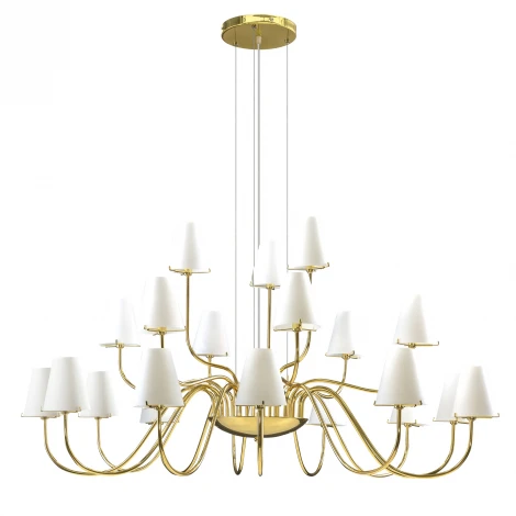 Подвесная большая люстра Lightstar Diafano 758212 (220V, на тросе)