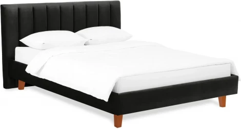 Кровать Queen II Sofia L 1600 ОГОГО (арт.577498), (Ткань/Черный)