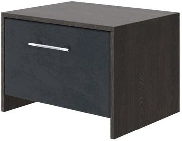 PROxSON Тумба Varna (ЛДСП Кантербери+ткань Дуб Кантербери/Teddy Древесный уголь) 51x40