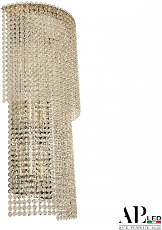 Бра хрустальное APL LED Sicilia SH500.B4.35-70.A.Gd.E14 (220V)