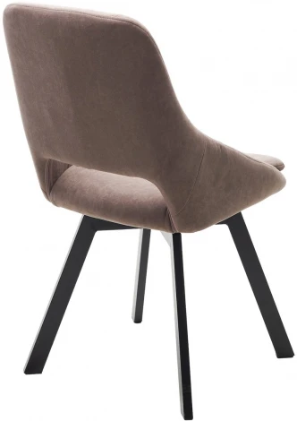 Стул ASP, 360 град. поворот. B5 Капучино, велюр / черный каркас, М-City