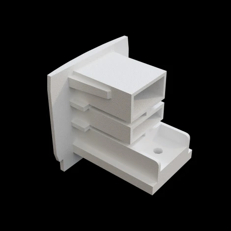 Заглушка торцевая Trinity белый, 1шт (трехфазный) Maytoni Technical TRA005EC-31W