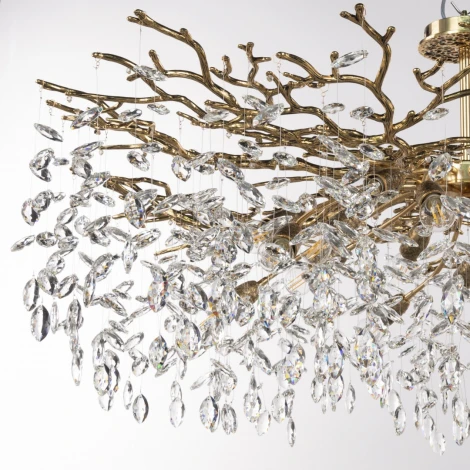 Потолочная люстра хрустальная на штанге Arte Milano Milano-1 23111.1200.18.E14.B GB (220V)