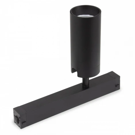 Трековый светильник однофазный светодиодный 220V 20W AM Group PLAIN CYLINDER AM589 20W 3000K BK