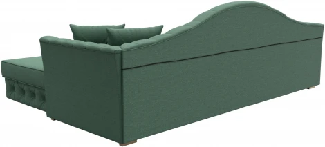 Диван угловой Артис правый угол (Зеленый/Рогожка) Лига Диванов арт.123401