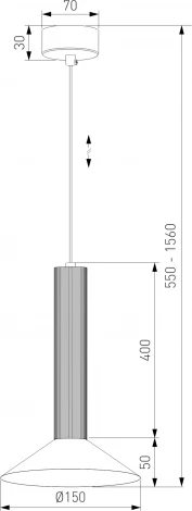 Подвесной светильник Elektrostandard Fest 50315 LED 7W 3000K белый (220V, на проводе, круглые)