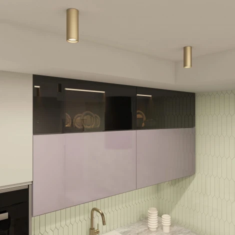 Точечный светильник накладной Denkirs Tube DK2051-SG (220V, круглые)