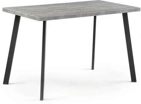 Обеденная группа Notta Эделин темно-серый / бетон / черный матовый 524317