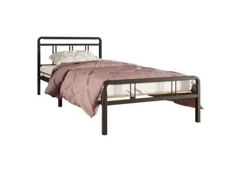 Кровать КМД 8 90 черная Форвард Леон 102069