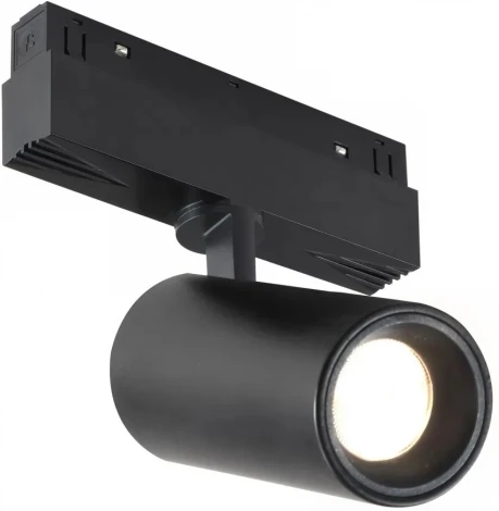 Трековый магнитный светильник с антибликовой решеткой 48V iLedex Vision48/22 4822-011-D45-8W-38DG-4000K-BK (круглые)