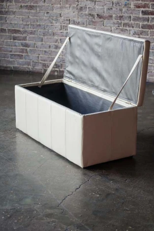 Банкетка Dreambag Лонг Светло-Бежевая ЭкоКожа 396857