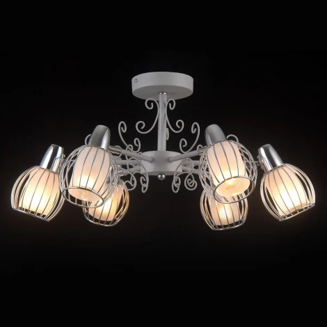 Потолочная люстра Natali Kovaltseva Oslo 81041-6C STAIN GRAY