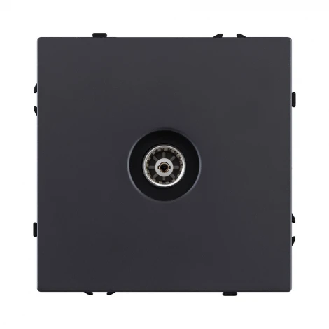 Розетка спутниковая SAT черный матовый Kollinger Eclipse EC-021BK