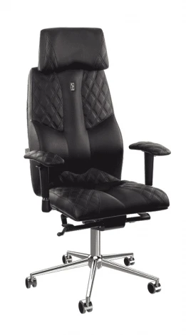 Эргономичное кресло Business Kulik System Бежевая кожа