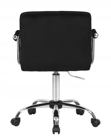 Набор 2 шт офисное кресло для персонала DOBRIN TERRY (черный велюр (MJ9-101))