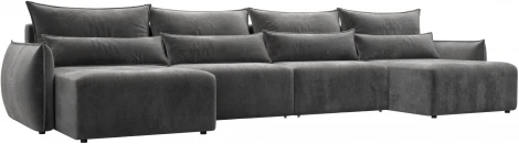 Диван П-образный Лига-051 НПБ Лонг Лига Диванов (Велюр) арт.128693