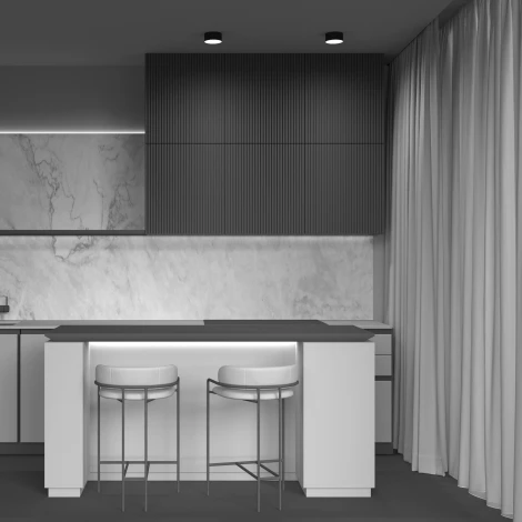 Потолочный светильник Zon 4000K 1x12Вт 120° LED Maytoni Technical C032CL-L12B4K