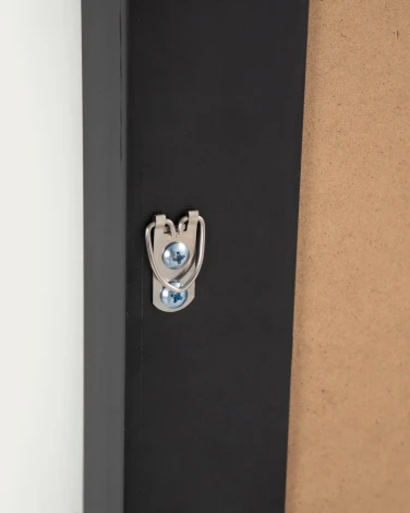 Настенное зеркало La Forma (ex Julia Grup) Romila (Черный/ Полистирол,Дерево,Стекло,МДФ,Пластик)