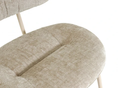 Комплект стульев Gigi 2 шт. ОГОГО Обстановочка! 966502 (Металл,Шенилл/Бежевый)