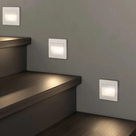 Подсветка для лестниц и ступеней встраиваемая Denkirs DK3050-WH (LED, 220V)