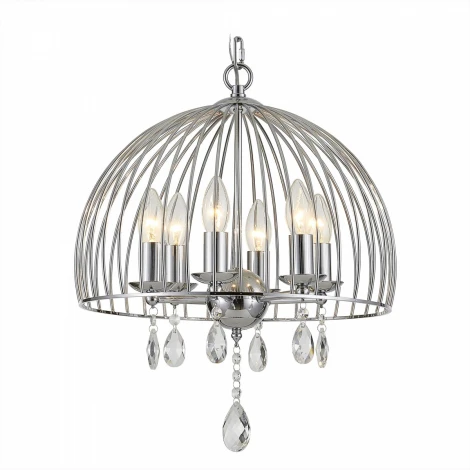 Подвесная люстра Citilux Джина CL462261 (220V, на цепи, подсвечник, свеча)