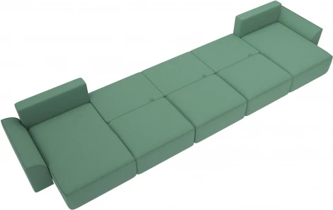 Диван п-образный Лига-048 НПБ МегаЛонг Лига Диванов (Рогожка) арт.128318