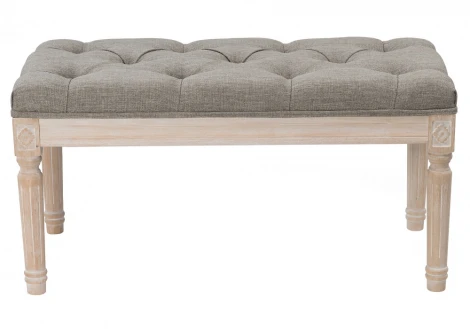 Банкетка Woodville Viera 2 light grey 11854