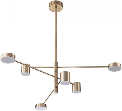 Потолочная люстра на штанге Arte Lamp Stanley A2476PL-40PB (LED, 220V)